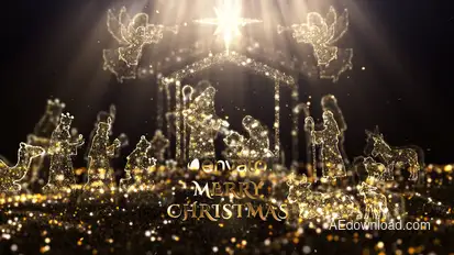 Christmas Nativity Openers template preview