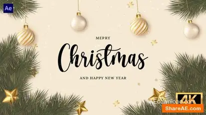 Christmas | New Year Slideshow 2023 Openers template preview