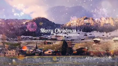 Christmas Slideshow Video Displays template preview