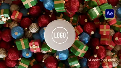 Christmas Orbit Logo Logo Stings template preview