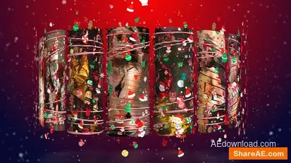 Christmas Photo Logo Logo Stings template preview