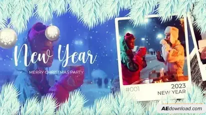 Videohive Christmas Photo Slideshow | Happy New Year Opener Openers template preview