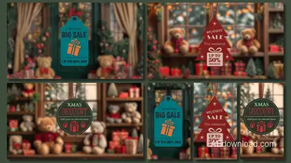 Christmas Promotional Ads Product Promo template preview