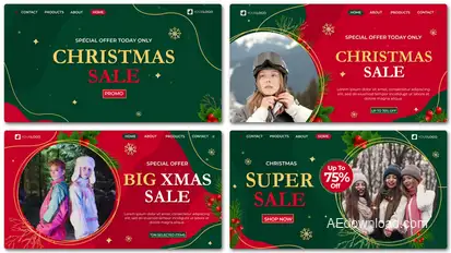 Christmas Sale Promo Product Promo template preview