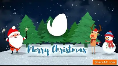 Christmas Santa House Openers template preview