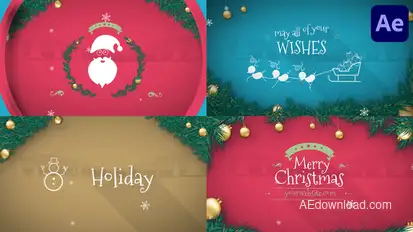 Christmas Santa Wishes for After Effects Titles template preview