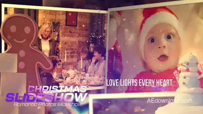 Christmas Sensitive Slideshow Gallery Video Displays template preview