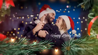 Christmas Slide Show Video Displays template preview