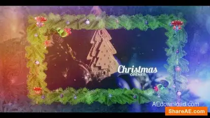 Christmas Slideshow Video Displays template preview