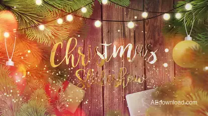 Christmas Slideshow Video Displays template preview