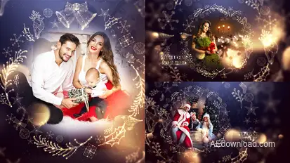 Christmas Slideshow Video Displays template preview