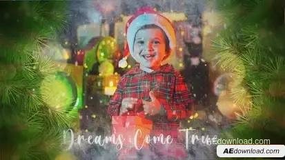 Videohive Christmas Slideshow 40929784 Openers template preview