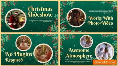 Christmas Slideshow Openers template preview