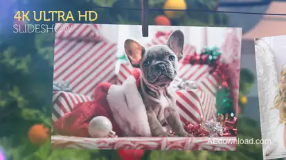 Christmas Slideshow (4K) Video Displays template preview