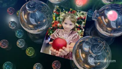Christmas Slideshow Video Displays template preview