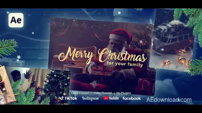 Christmas Slideshow Openers template preview