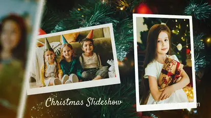 Christmas Slideshow Video Displays template preview