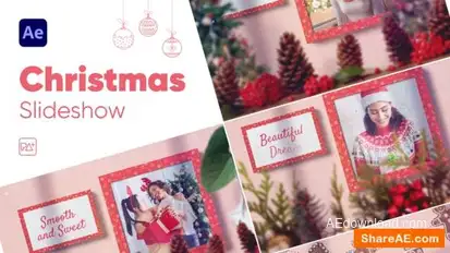 Christmas Slideshow For After Effects Openers template preview