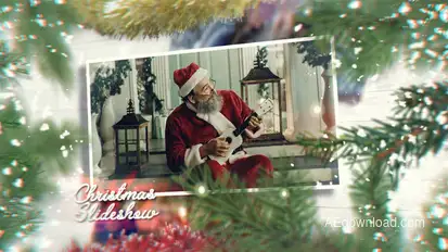 Christmas Slideshow || Video Displays template preview