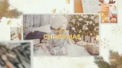 Christmas Slideshow Special Memories Elements template preview