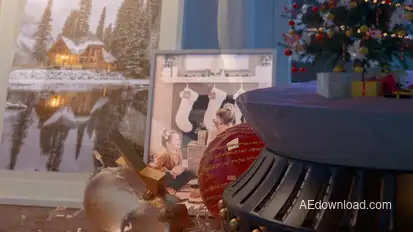 Snow Globe Christmas Logo broadcast-packages template preview