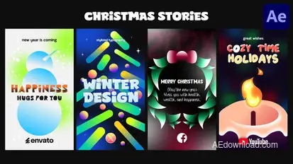 Christmas Stories | After Effects Openers template preview