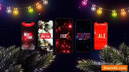 Christmas Stories Sale | Black Friday Openers template preview