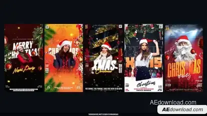 Christmas Stories v2 Elements template preview