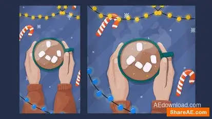 Christmas Story Logo Stings template preview