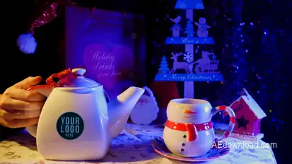 Christmas Tea Opener Product Promo template preview
