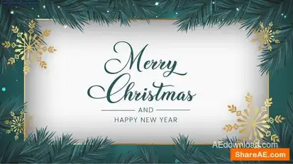 Christmas Titles Openers template preview