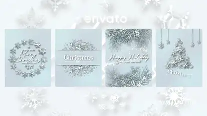 Christmas Titles Titles template preview