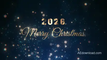 Christmas Titles Titles template preview