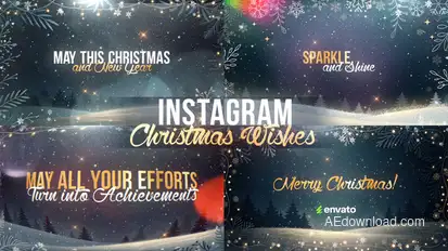 Christmas Titles - Instagram Wishes Openers template preview