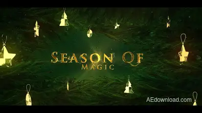 Christmas Trailer Titles template preview