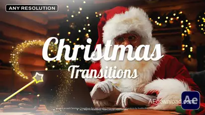 Christmas Transitions Elements template preview