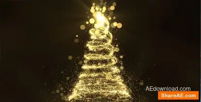 Christmas Tree Logo Stings template preview