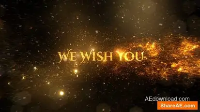 Christmas Wishes | Christmas Titles Openers template preview