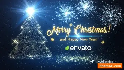 Christmas Wishes Logo Stings template preview