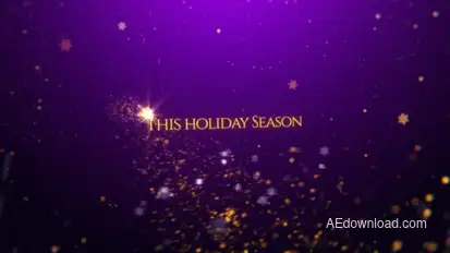 Christmas Wishes Video Displays template preview