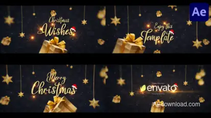 Christmas Wishes for After Effects Titles template preview