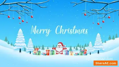 Christmas Wishes Intro Openers template preview