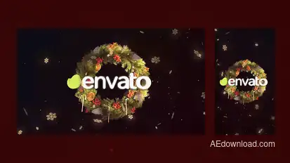 Christmas Countdown broadcast-packages template preview