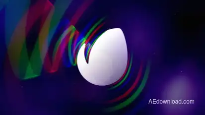 Chromatic Zoom Reveal Logo Stings template preview