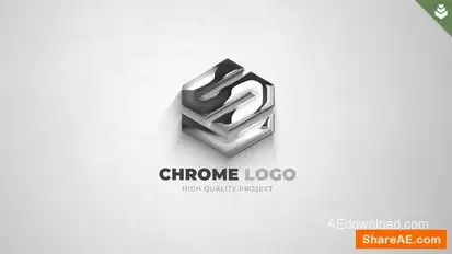 Chrome Logo Reveal Logo Stings template preview
