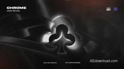 Chrome Logo Reveal Logo Stings template preview