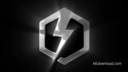 Chrome Reflection Logo Logo Stings template preview