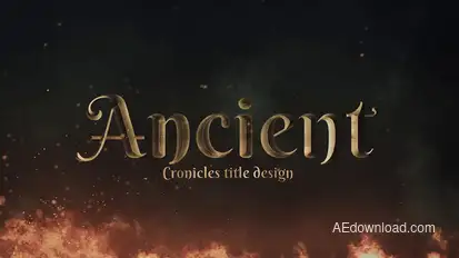 Chronicles Title Design Titles template preview