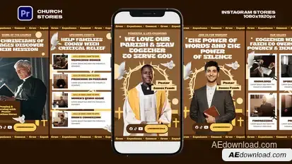 Church Instagram Stories Templates Product Promo template preview