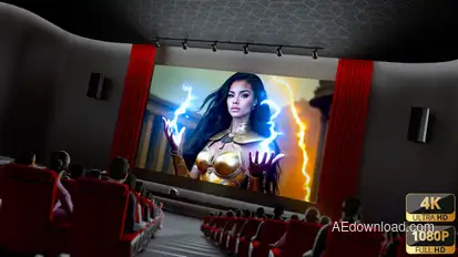 Cinema Screen Opener Openers template preview